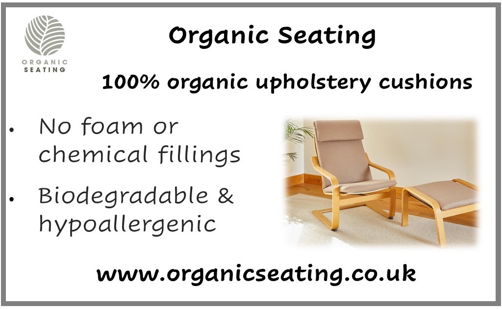 Organic Seating newsletter advert